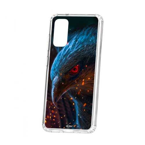 Чехол Kruche Samsung Galaxy S20 Print Орел в Билайн
