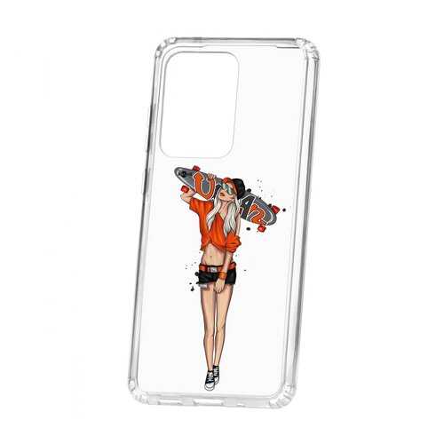 Чехол Kruche Samsung Galaxy S20 Ultra Print Лонгборд в Билайн