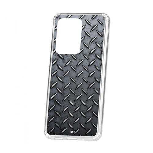 Чехол Kruche Samsung Galaxy S20 Ultra Print Сталь в Билайн