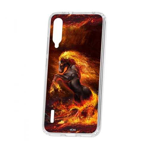Чехол Kruche Xiaomi Mi A3 Print Конь огонь в Билайн