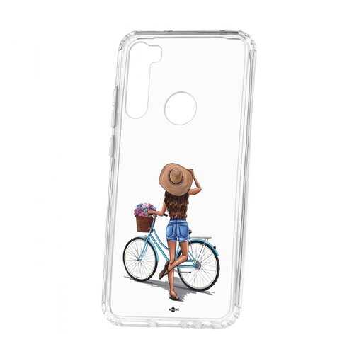 Чехол Kruche Xiaomi Redmi Note 8T Print Велосипедная прогулка в Билайн