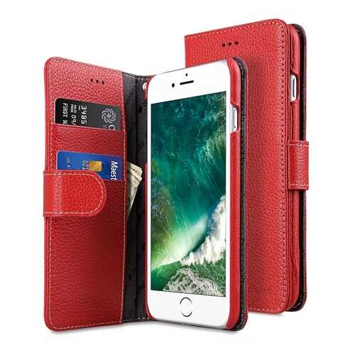 Чехол Melkco для Apple iPhone 7 Plus/8 Plus - Wallet Book Type, Red в Билайн