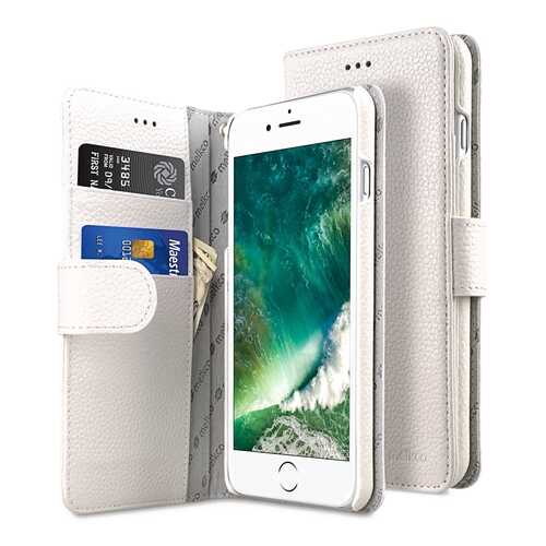 Чехол Melkco для Apple iPhone 7 Plus/8 Plus - Wallet Book Type White в Билайн