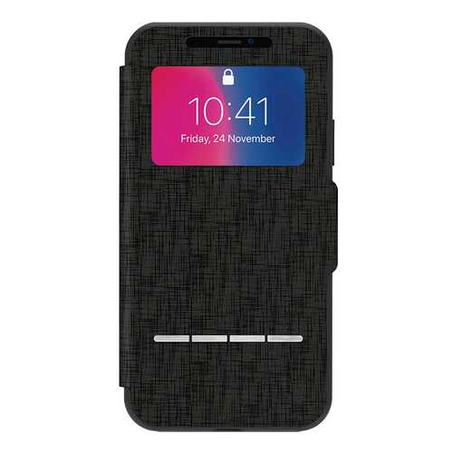 Чехол Moshi SenseCover для iPhone X - Metro Black 99MO072010 в Билайн