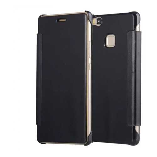 Чехол MyPads для Samsung Galaxy S6 Edge Clear View Cover Black в Билайн