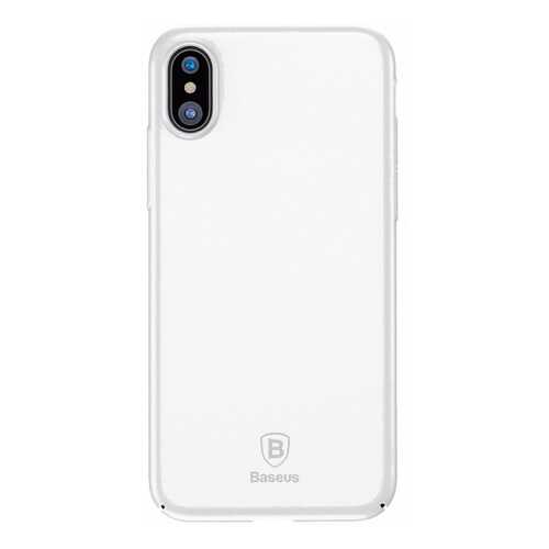 Чехол-накладка Baseus Thin Case (WIAPIPHX-ZB02) для iPhone X (White) в Билайн