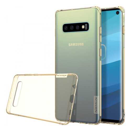 Чехол Nillkin Nature Series для Samsung Galaxy S10+ Gold в Билайн