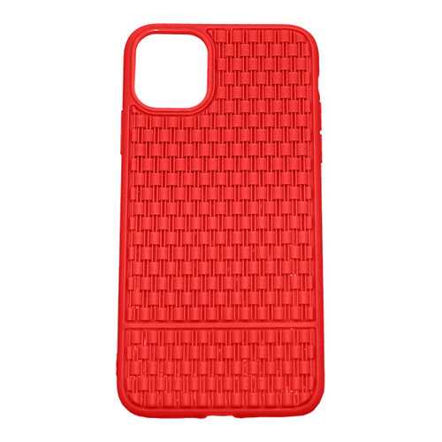 Чехол Плетение для iPhone 11 Pro Max Red в Билайн