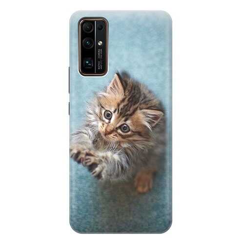 Чехол RE:PA для Honor 30 с принтом Котёнок на голубом в Билайн