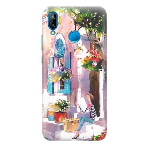 Чехол RE:PA для Huawei P20 Lite с принтом Девочка на цветущей улочке в Билайн