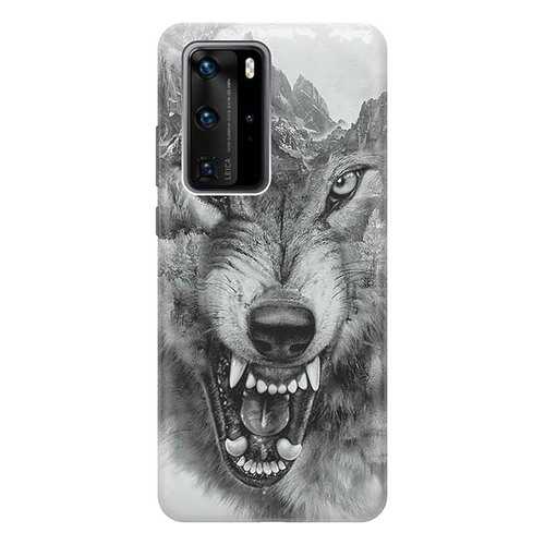 Чехол RE:PA для Huawei P40 Pro с принтом Волк в горах в Билайн