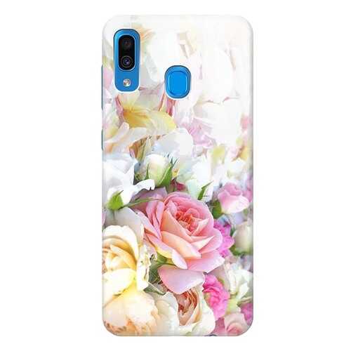 Чехол RE:PA для Samsung Galaxy A20 с принтом Нежные розы в Билайн
