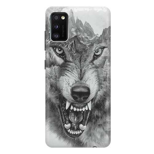 Чехол RE:PA для Samsung Galaxy A41 с принтом Волк в горах в Билайн