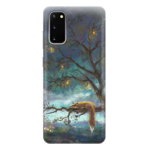 Чехол RE:PA для Samsung Galaxy S20 с принтом Лиса на дереве в Билайн