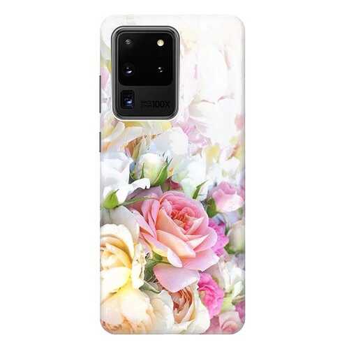 Чехол RE:PA для Samsung Galaxy S20 Ultra с принтом Нежные розы в Билайн