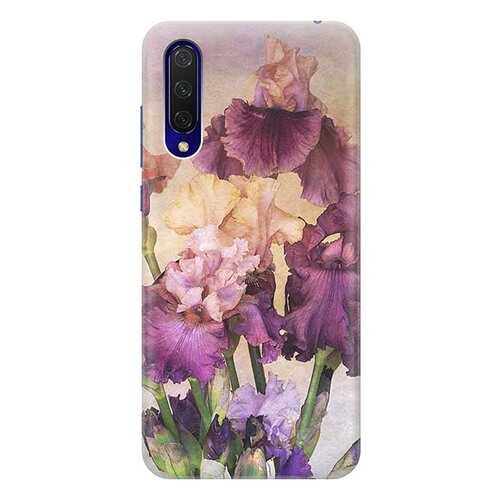 Чехол RE:PA для Xiaomi Mi 9 Lite / CC9 с принтом Фиолетовые цветы в Билайн