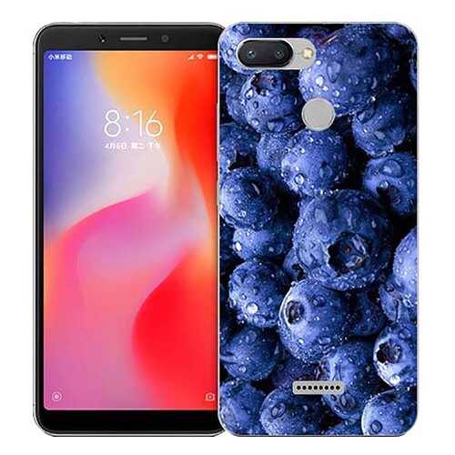 Чехол RE:PA для Xiaomi Redmi 6 с принтом Черника в Билайн