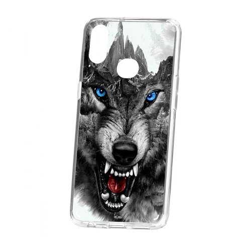 Чехол Samsung Galaxy A10S Kruche Print Волк в Билайн