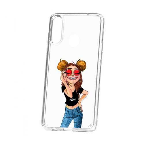Чехол Samsung Galaxy A20S Kruche Print Smiling в Билайн