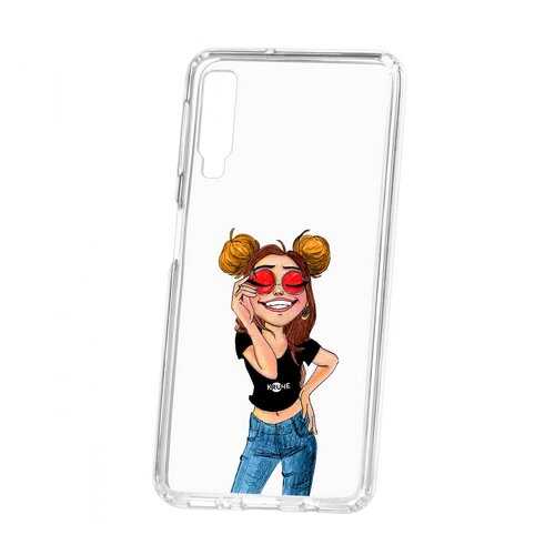 Чехол Samsung Galaxy A7 (2018) Kruche Print Smiling в Билайн