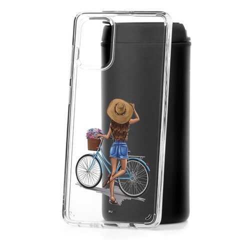 Чехол Samsung Galaxy A71 Kruche Print Велосипедная прогулка в Билайн