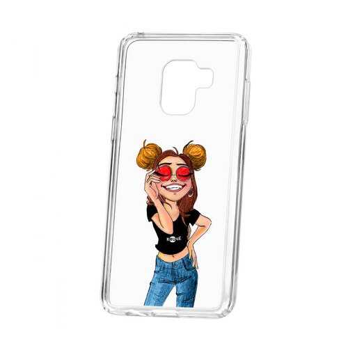 Чехол Samsung Galaxy A8 2018 (A530) Kruche Print Smiling в Билайн