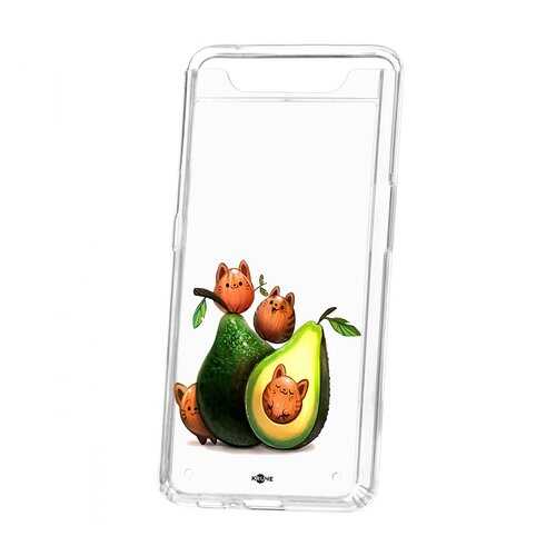 Чехол Samsung Galaxy A80 Kruche Print Авокотики в Билайн