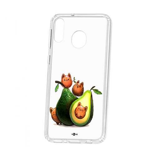 Чехол Samsung Galaxy M20 Kruche Print Авокотики в Билайн