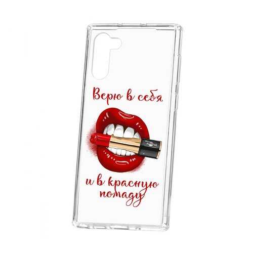Чехол Samsung Galaxy Note 10 Kruche Print Red lipstick в Билайн