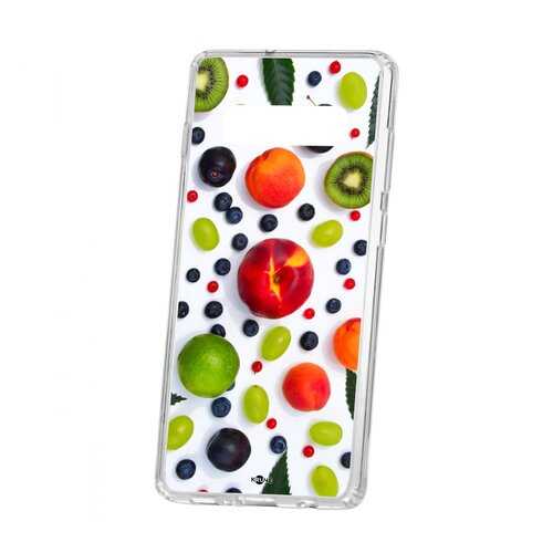 Чехол Samsung Galaxy S10+ Kruche Print Fruits в Билайн