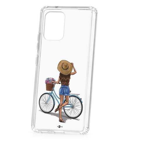 Чехол Samsung Galaxy S10 Lite Kruche Print Велосипедная прогулка в Билайн