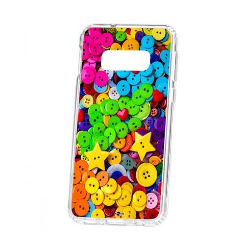 Чехол Samsung Galaxy S10e Kruche Print Пуговки в Билайн