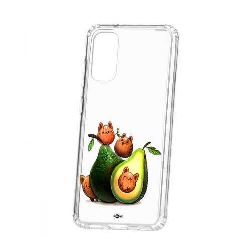 Чехол Samsung Galaxy S20 Kruche Print Авокотики в Билайн