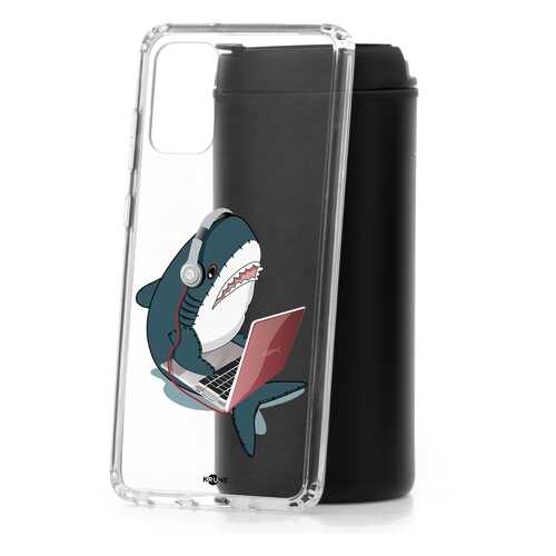 Чехол Samsung Galaxy S20 Plus Kruche Print Акула в Билайн