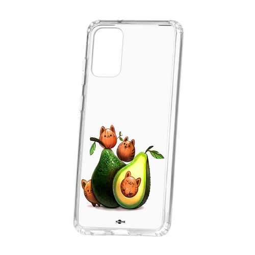 Чехол Samsung Galaxy S20 Plus Kruche Print Авокотики в Билайн