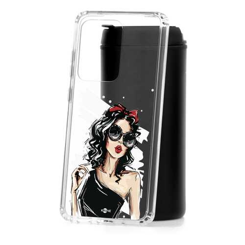 Чехол Samsung Galaxy S20 Ultra Kruche Print Фэшн леди в Билайн