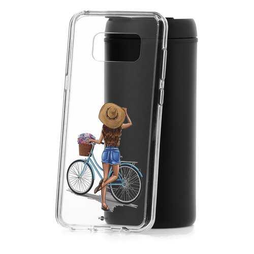 Чехол Samsung Galaxy S8 Plus Kruche Print Велосипедная прогулка в Билайн