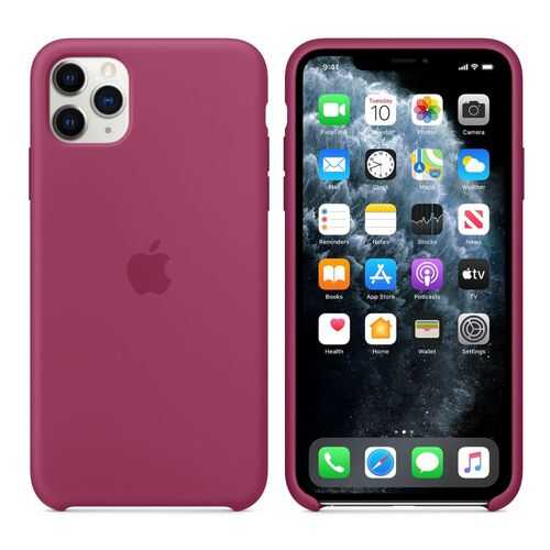 Чехол Silicone Case для Apple iPhone 11 Pro Max Pomegranate (MX052FE/A) в Билайн