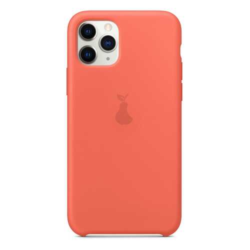Чехол Silicone Case для iPhone 11 Pro Max Премиум, оранжевый, SCPQIP11PM-08-CLEM в Билайн