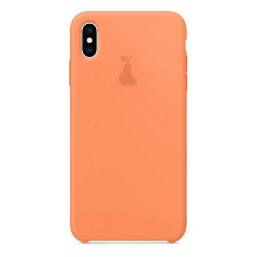 Чехол Silicone Case для iPhone X/XS Премиум, оранжевый, SCPQIPXXS-02-CLEM в Билайн