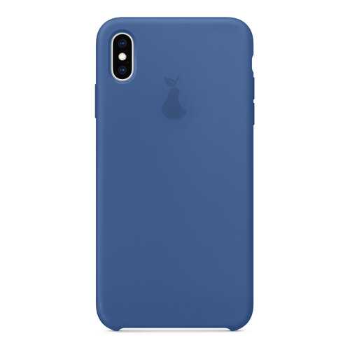 Чехол Silicone Case для iPhone X/XS Премиум, синий, SCPQIPXXS-46-ALAS в Билайн