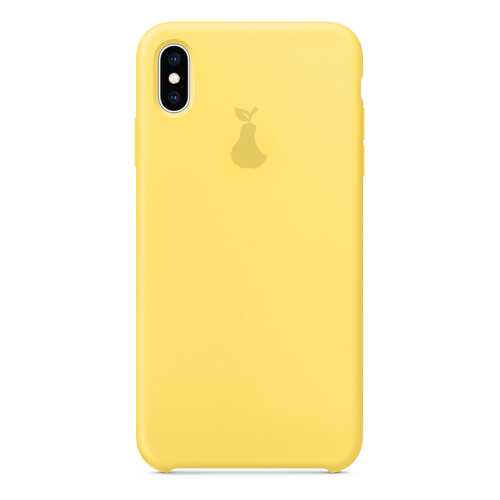 Чехол Silicone Case для iPhone XS Max, желтый, SCIPXSM-04-YELO в Билайн