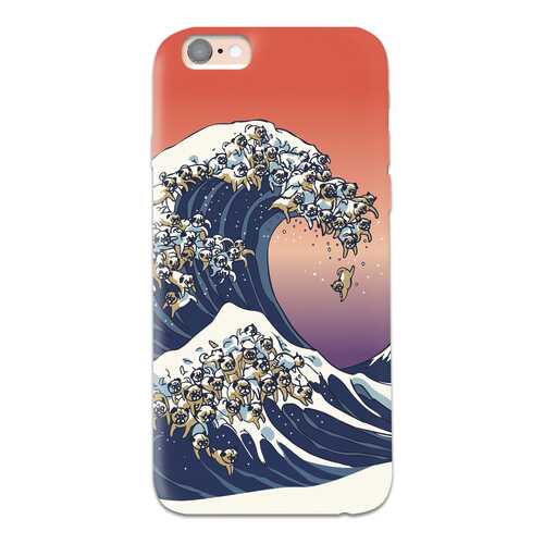 Чехол СМАКС The Great Wave of Pug для Apple iPhone 6/6S в Билайн