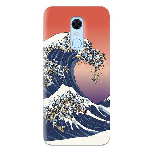 Чехол СМАКС The Great Wave of Pug для Xiaomi Redmi 5 Plus (2017) в Билайн