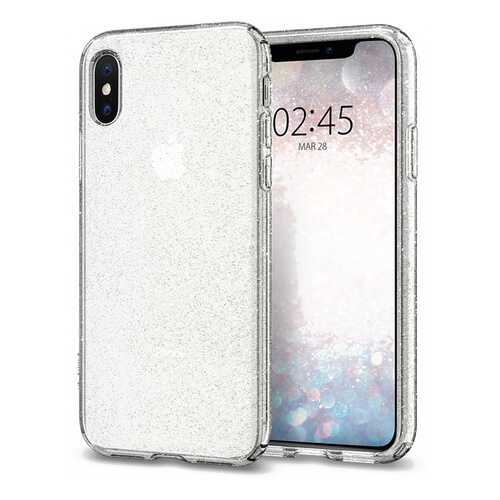 Чехол Spigen Liquid Crystal Glitter (065CS25123) для iPhone Xs Max (Crystal Quartz) в Билайн