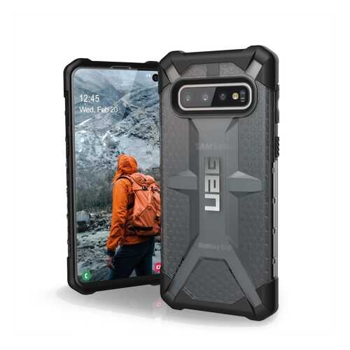 Чехол UAG Plasma Series Case для Samsung Galaxy S10+ Grey в Билайн