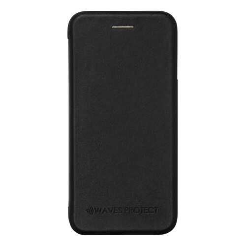 Чехол Waves Protect кожаный для iPhone Х black в Билайн