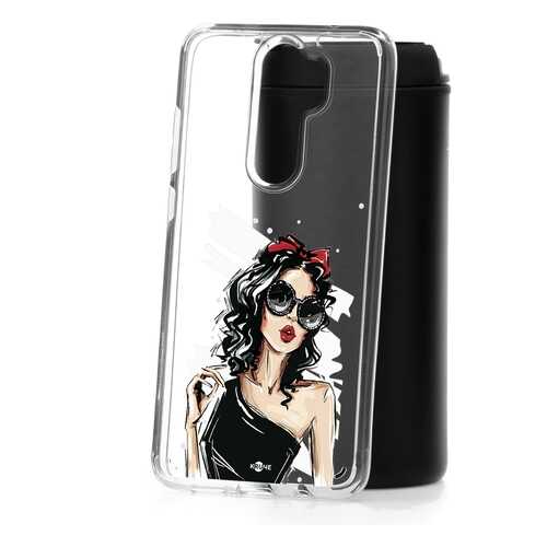 Чехол Xiaomi Redmi Note 8 Pro Kruche Print Фэшн леди в Билайн