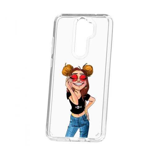 Чехол Xiaomi Redmi Note 8 Pro Kruche Print Smiling в Билайн