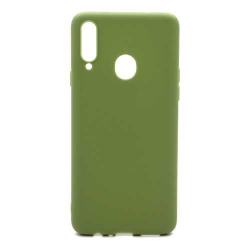 Чехол Zibelino Soft Matte для Samsung A20s (A207) (оливковый) в Билайн